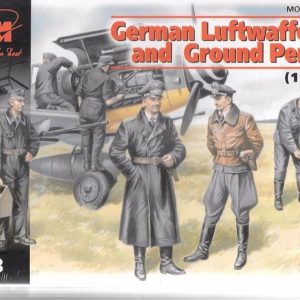1/48 German Luftwaffe Pilots And Ground Pers Maketi, ICM 48082
