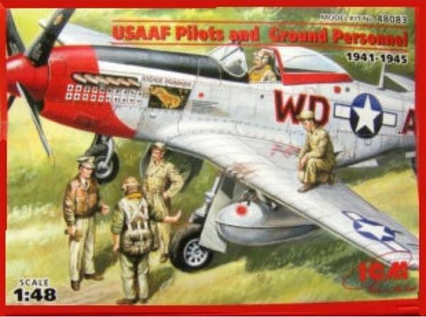 1/48 Usaaf Pilots And Ground Personnel 19411 Maketi, ICM 48083