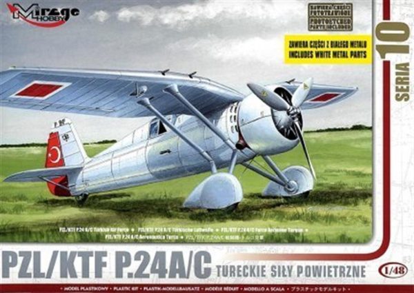 1/48 Pzl/Tfk P.24 C Turkish Air Force W/Res Maketi, Mirage 48105
