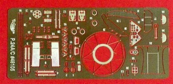 1/48 Pzl/Tfk P.24 C Turkish Air Force W/Res Maketi, Mirage 48105 - Görsel 6