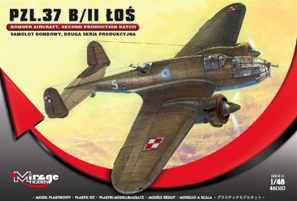 1/48 Pzl.37 B/II Los Bomber Aircraft Second Maketi, Mirage 481310