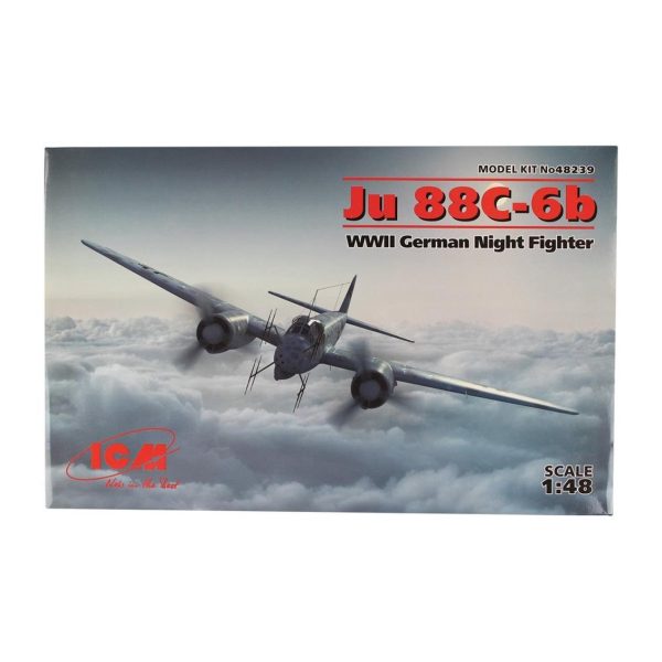 Ju 88?-6B WWII German Night Fighter Ju 88?- Maketi, ICM 48239