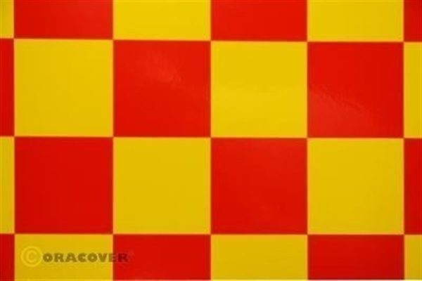 Fun 5, Yellow-Red- 2 Metre-Desenl, Oracover 491-033-023-002