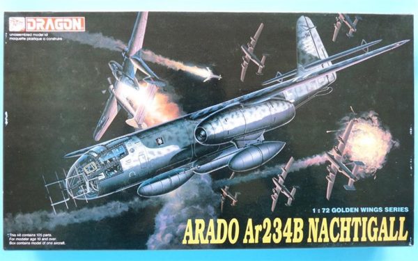 1/72 Ar234B Nachtigall Maketi, Dragon 5012