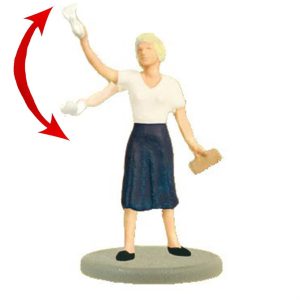 1/87 Hareketli Figür-Bayan Yolcu, Viessmann 5055