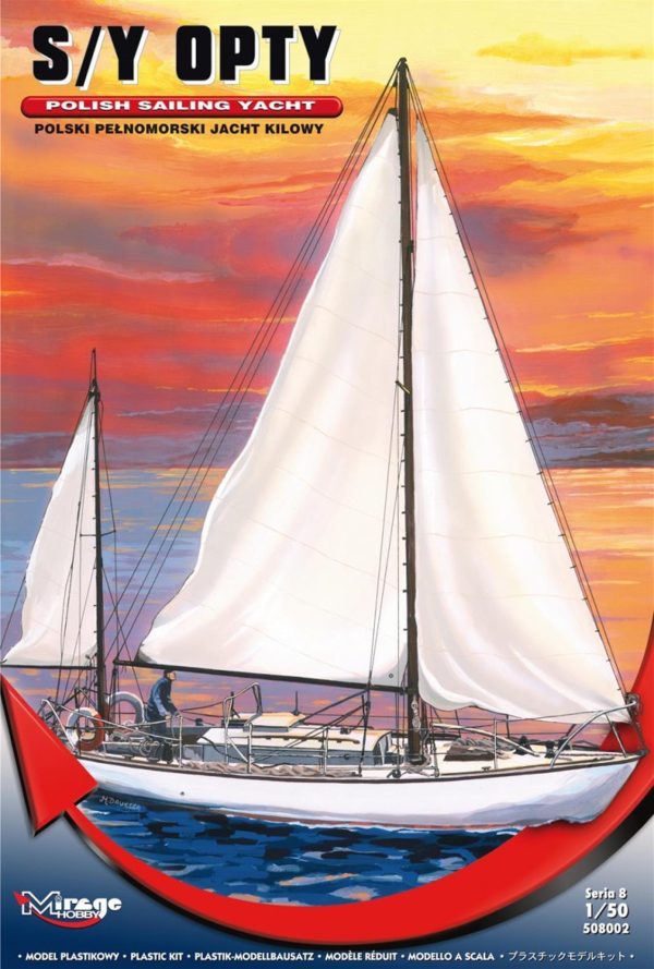 1/50 Yacht S/Y Opty Maketi, Mirage 508002
