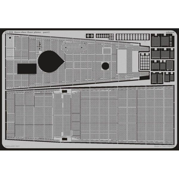 1/72 Gato Class Floor Plates Detay Seti, St, Eduard 53028
