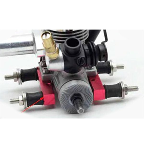 Engine Mount -Alüminyum -.15-.25 -Set, Wind Toys 5384 - Görsel 2