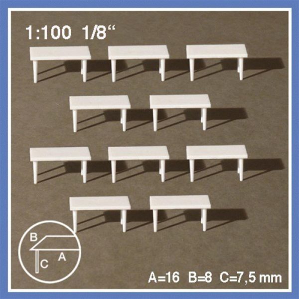 1/100 10 Tabels-White-8 X 16 Mm, Schulcz 5460202