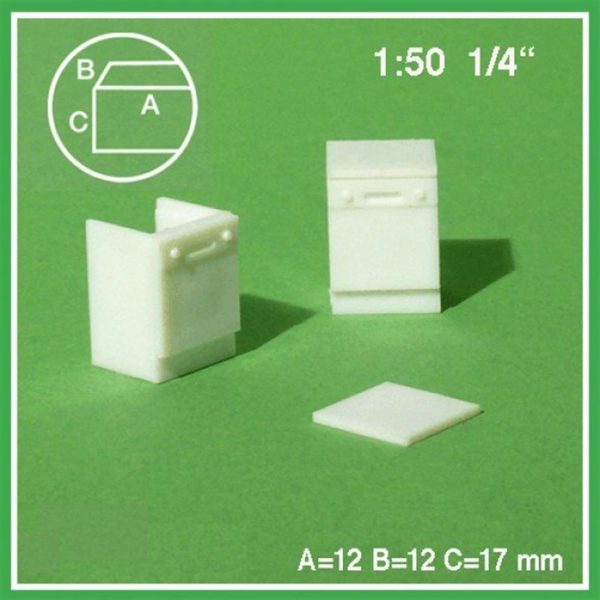 1/50 Bulaşık Makinesi -Beyaz -2 Adet, Schulcz 558114