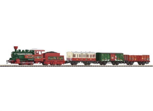 1/87 Starter Set X-Mas Loco W 3 Cars, Piko 57080 - Görsel 4