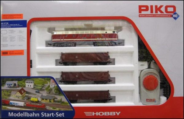 1/87 Starter Set Br 119 W 3 Gondolas Dr IV, Piko 57136