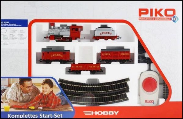 1/87 Sirk Treni III. Dönem Analog Model Tren Başlangıç Seti, Piko 57145