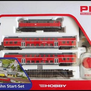 1/87 Starter Set Br 218 Bi-Level Train Db Re, Piko 57150