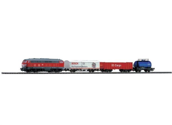1/87 Starter Set Diesel Loco W Freight Cars, Piko 57151 - Görsel 2
