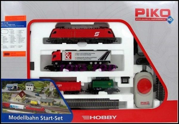 1/87 Starter Set E-Loco Taurus W 3 Cars Öbb, Piko 57170