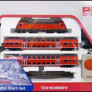 1/87 Starter Set Br 182 W 2 Bi-Level Coaches, Piko 57171