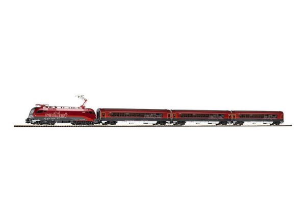 1/87 Starter Set Taurus Railjet Passenger, Piko 57172 - Görsel 4