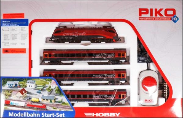 1/87 Starter Set Taurus Railjet Passenger, Piko 57172
