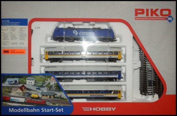 1/87 Starter Set Br 185 W 3 Passenger Cars, Piko 57180