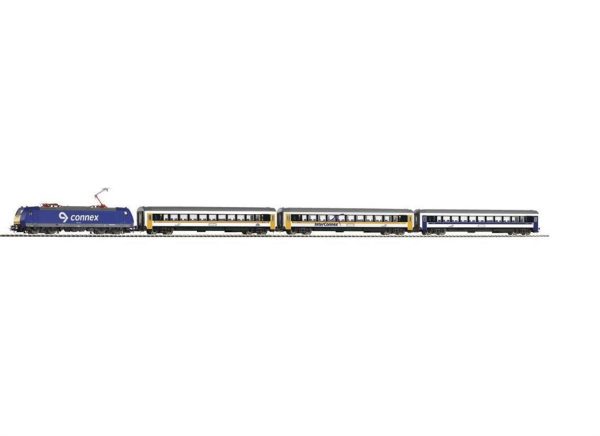 1/87 Starter Set Br 185 W 3 Passenger Cars, Piko 57180 - Görsel 4