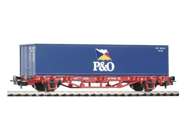1/87 Flatcar W/Container P&O Db Cargo V, Piko 57706