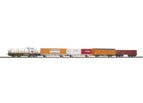 1/87 Starter Set G 1700 Sersa W 4 Freight Ca, Piko 59110 - Görsel 4