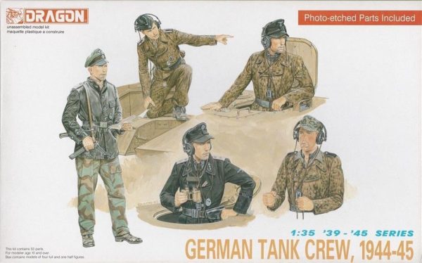 1/35 Waffen Ss Tank Crew 1944/45 Maketi, Dragon 6014