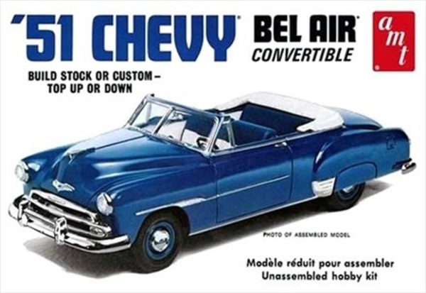 1/25 1951 Chevy Convertible Maketi, AMT Model 0608