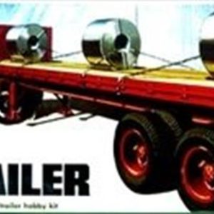 1/25 Fruehauf Flatbed Trailer Maketi, AMT Model 0617