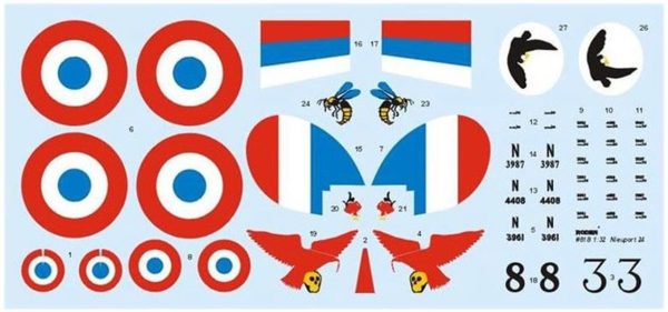 1/32 Nieuport 24 Maketi, Roden 618 - Görsel 4