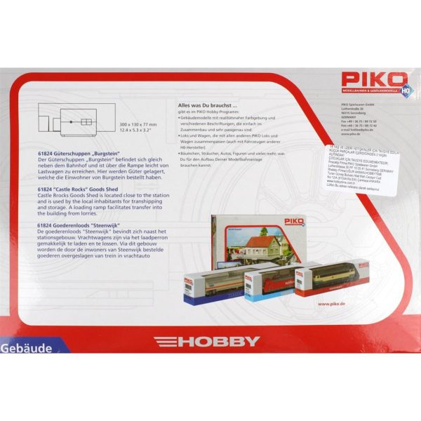 1/87 Burgstein Goods Depot, Piko 61824 - Görsel 3