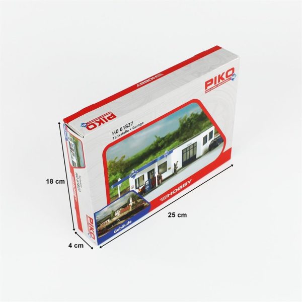 1/87 Aral Gasoline Station, Piko 61827 - Görsel 3