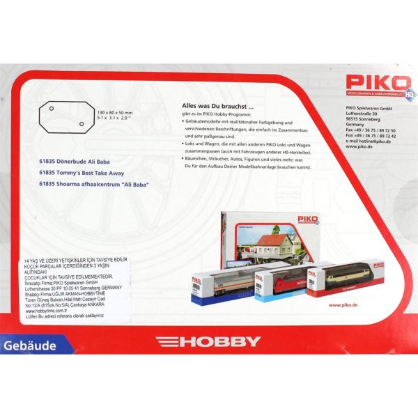 1/87 Dönerbude Ali Baba, Piko 61835 - Görsel 3