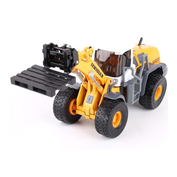 1/50 Forklift Ataşmanlı Paletli Yükleyici, Kaidiwei 625019