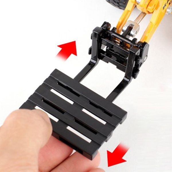 1/50 Forklift Ataşmanlı Paletli Yükleyici, Kaidiwei 625019 - Görsel 4