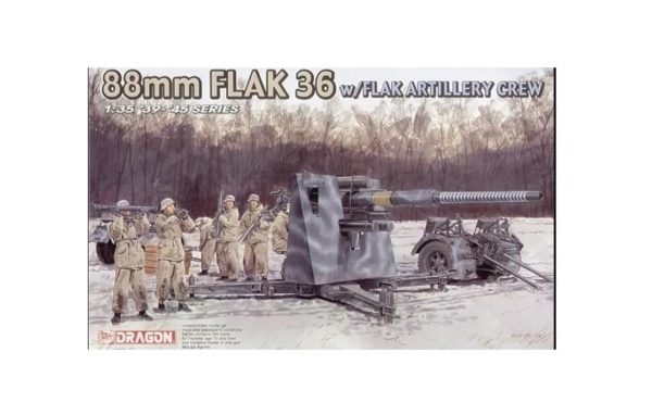 1/35 88Mm Flak 36 Top + Mürettebat Maketi, Dragon 6260