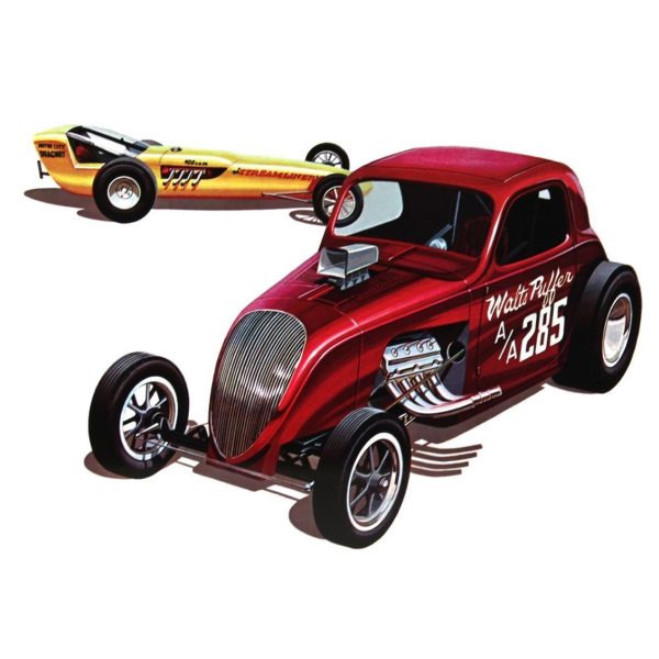 1/25 Double Dragster (Ltd Edition Tin) Maketi, AMT Model 0627