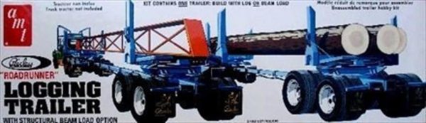 1/25 Peerless Logging Trailer Maketi, AMT Model 0628