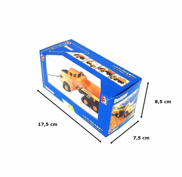 1/87 Belden Kırmalı Kaya Kamyonu, Kaidiwei 628701 - Görsel 4