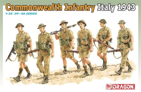 1/35 Commonwealth Infantry Italy 1943 Maketi, Dragon 6380
