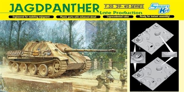 1/35 Jagdpanther Late, Smart Kit Maketi, Dragon 6393