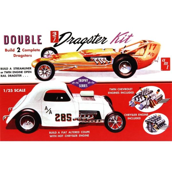 1/25 Double Dragster Maketi, AMT Model 0646