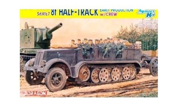 6545 1/35 SD.KFZ.7 8T HALFTRACK EARLY + FİGÜR, P