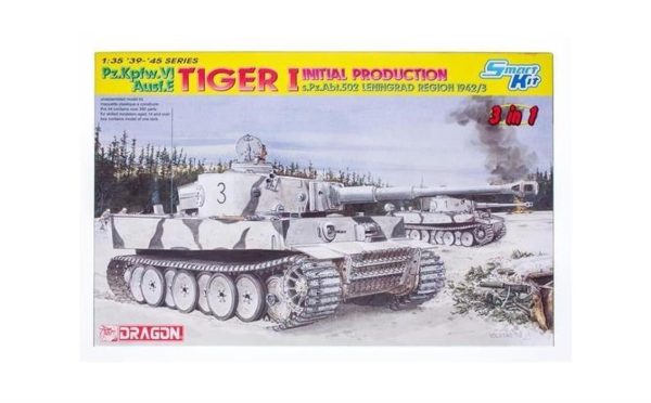 1/35 Tiger I Initial Production Maketi, Dragon 6600