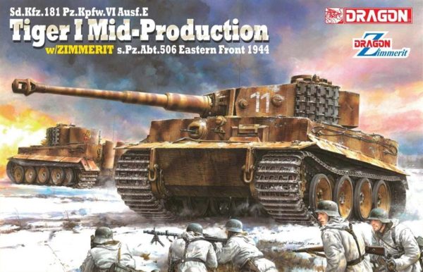 1/35 Sd.Kfz.181 Pz.Vi Ausf.E Tiger I Mid.Abt Maketi, Dragon 6624