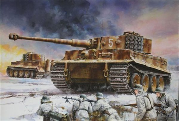 1/35 Sd.Kfz.181 Pz.Vi Ausf.E Tiger I Mid.Abt Maketi, Dragon 6624 - Görsel 2