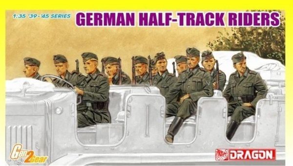 1/35 GERMAN HALF-TRACK RİDERS, Dragon 6671