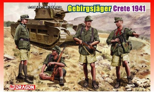 1/35 Gebirgsjagers Crete 1941 Maketi, Dragon 6742