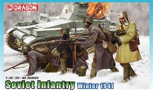 1/35 Soviet Infantry Winter 1941 Maketi, Dragon 6744